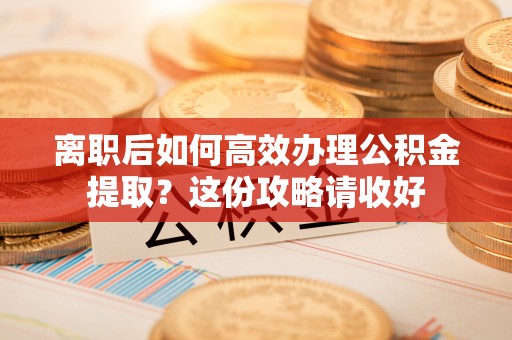 蕲春离职后如何高效办理公积金提取？这份攻略请收好