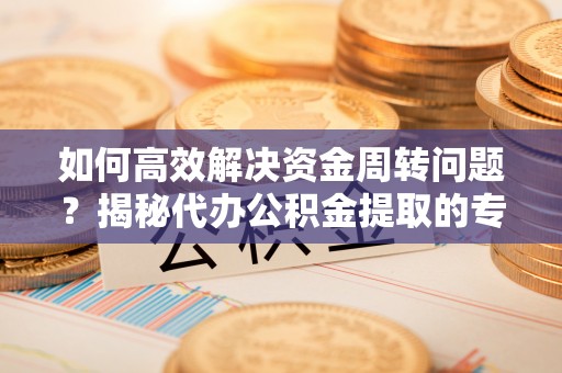 蕲春如何高效解决资金周转问题？揭秘代办公积金提取的专业服务