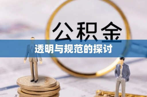蕲春透明与规范的探讨